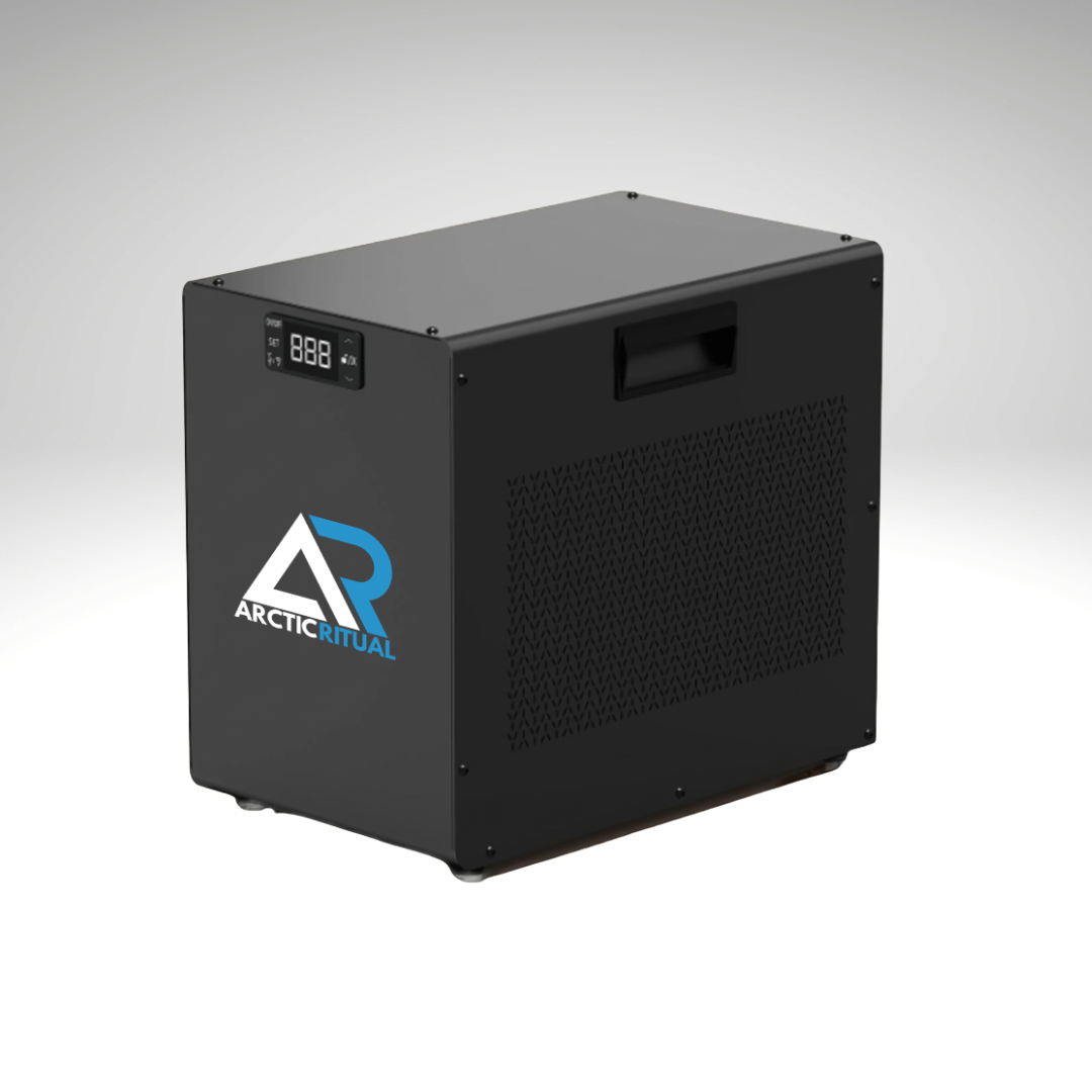 Arctic Ritual Cold Plunge Chiller – Black Digital Temperature Control Unit